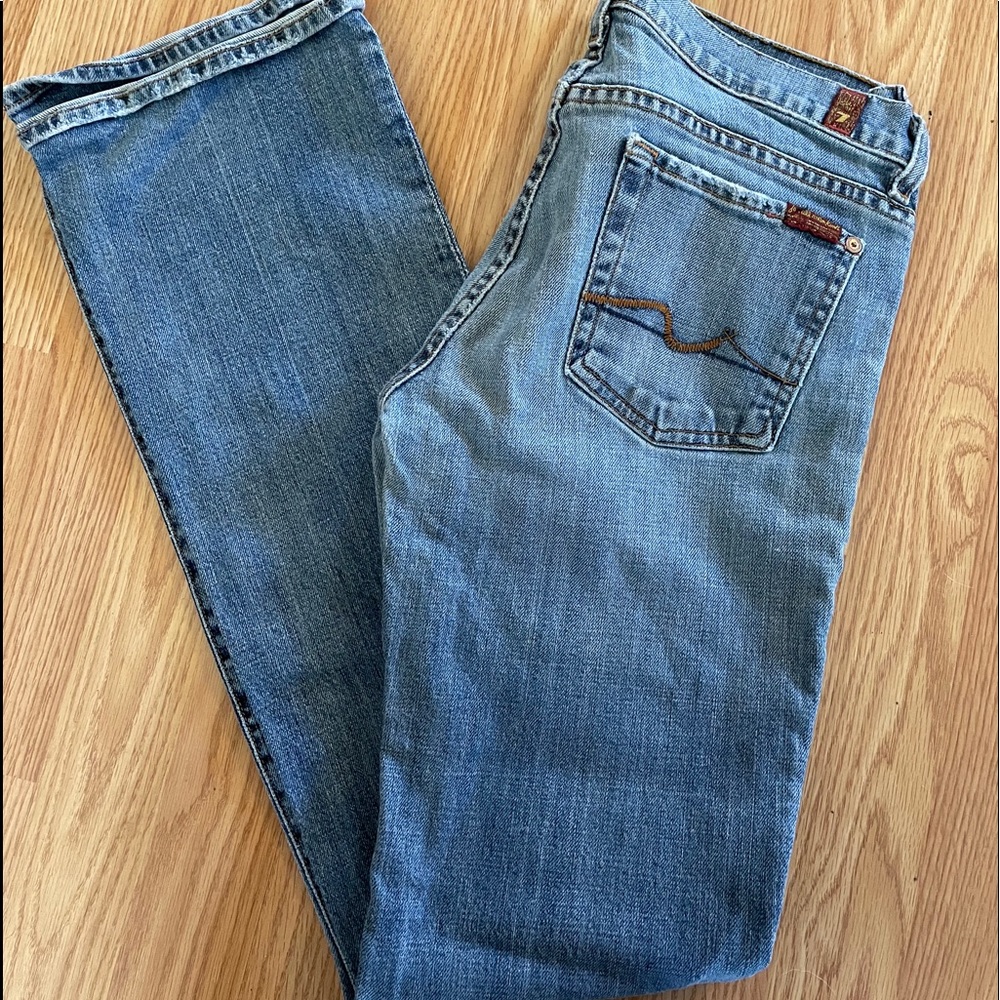 7 FAMK bootcut jeans.